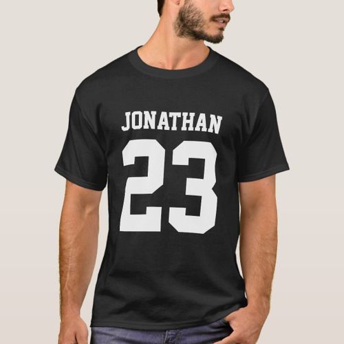 1 T-shirt avec Ecriture + Numéro – Image 1